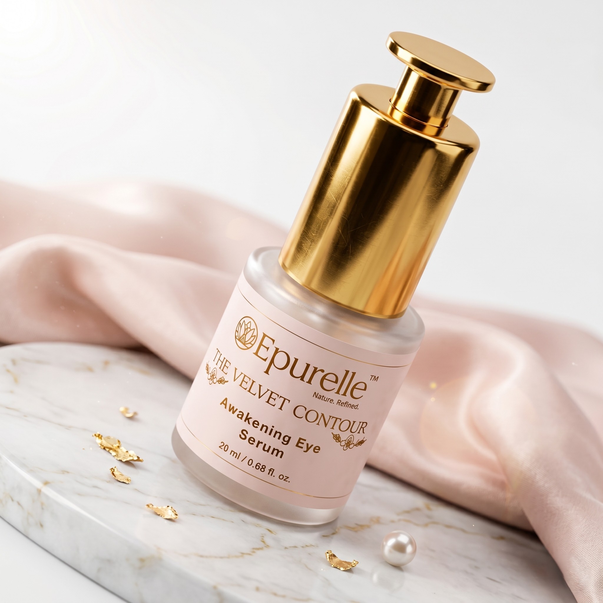 THE VELVET CONTOUR | Awakening Eye Serum 2 Velvet Contour eye serum with Caffeine, Rose Water and Bakuchiol — botanical eye serum India